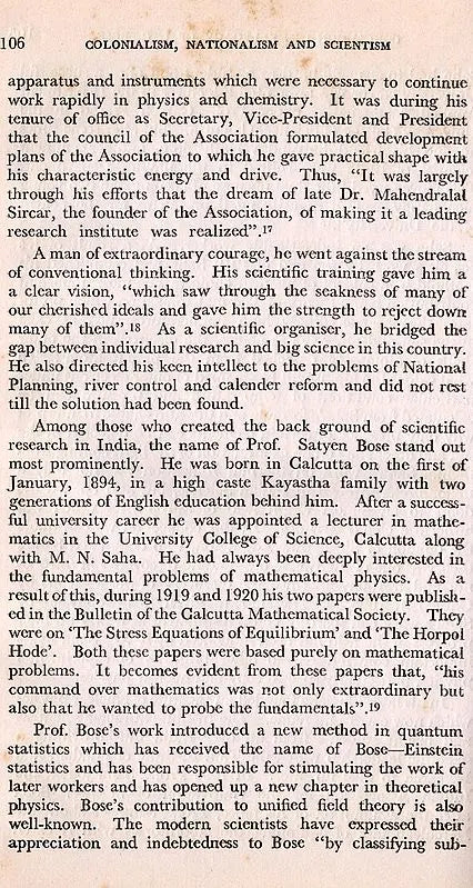 Colonialism Nationalism & Scientism- A Study of Acharya Jagadis Chandra Bose (An Old and Rare Book) - Retail Maharaj