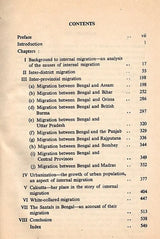 Internal Migration in India- A Case Study of Bengal (An Old and Rare Book) - Retail Maharaj