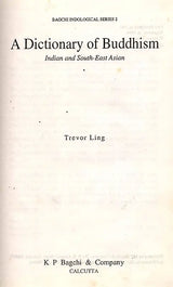 A Dictionary of Buddhism (An Old and Rare Book) - Retail Maharaj