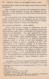Political Activity of the Liberal Party in India 1919-1937 (An Old and Rare Book) - Retail Maharaj