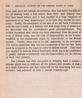 Political Activity of the Liberal Party in India 1919-1937 (An Old and Rare Book) - Retail Maharaj
