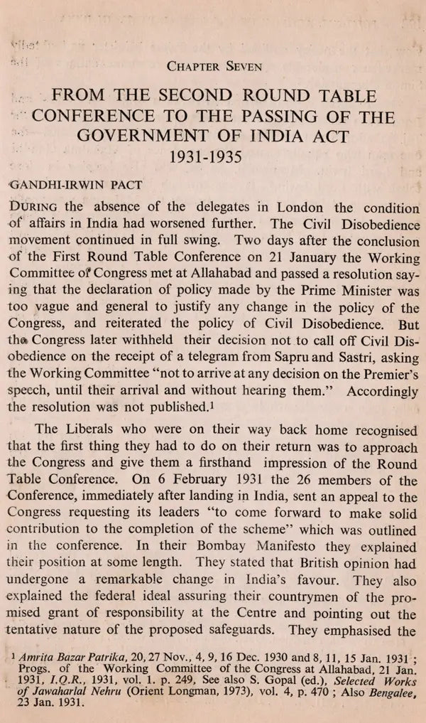 Political Activity of the Liberal Party in India 1919-1937 (An Old and Rare Book) - Retail Maharaj