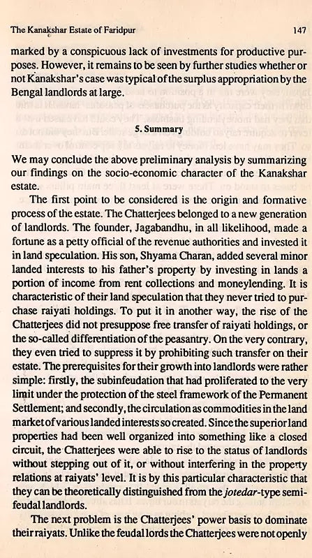 Agrarian System in Eastern Bengal C. 1870-1910 (An Old and Rare Book) - Retail Maharaj
