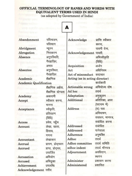 English Hindi Dictionary (More Than 20000 Words Translated from English to Hindi) - Retail Maharaj