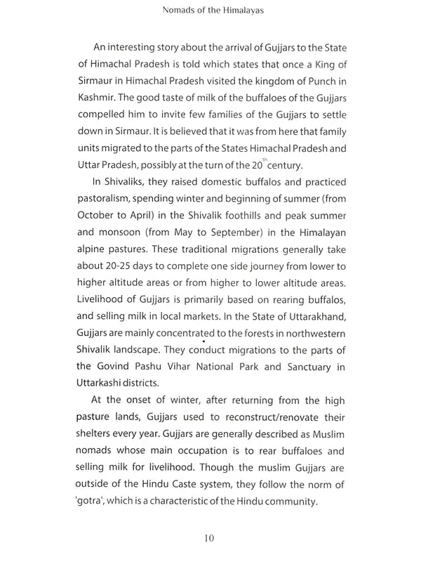 Nomads of the Himalayas (An Epic Journey to the World of Pastoral Gujjars in Rajaji's Kingdom) - Retail Maharaj