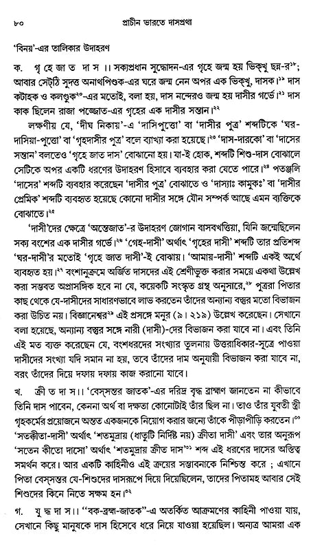 Slavery in Ancient India as Depicted in Pali and Sanskrit Writings (Bengali) - Retail Maharaj