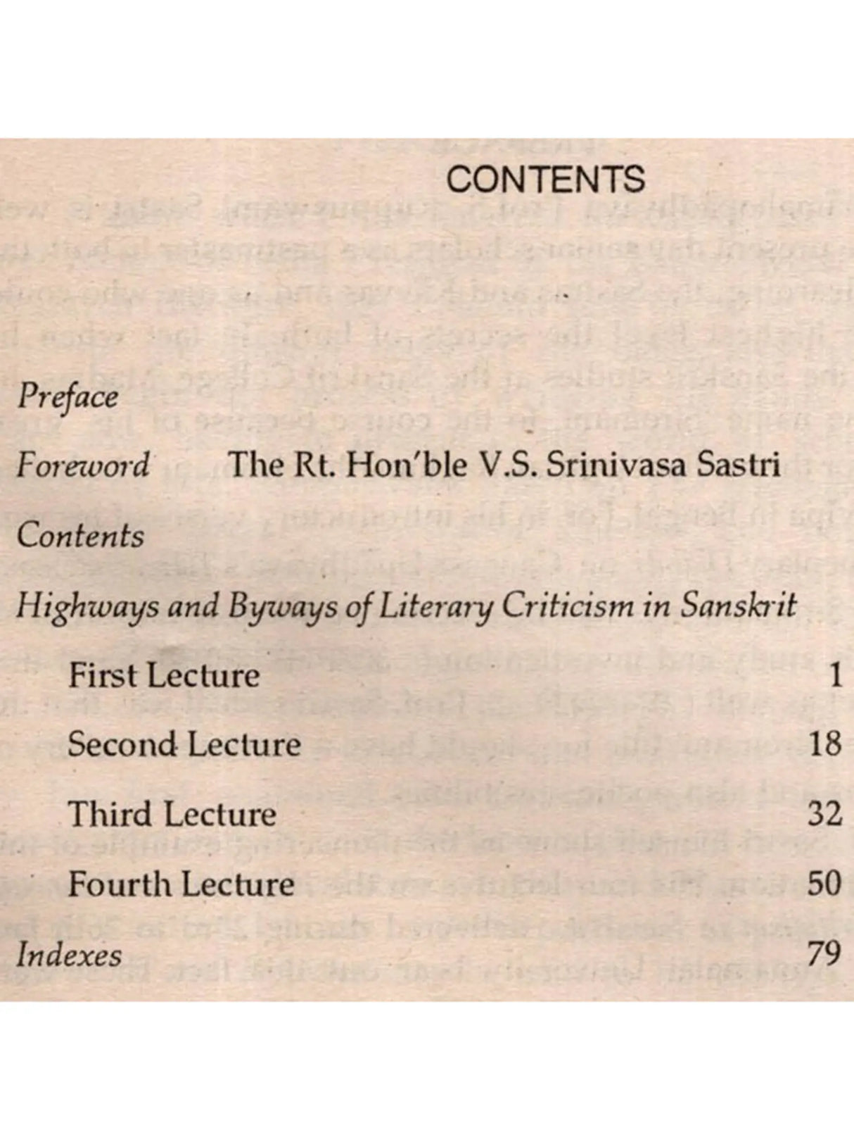 Highways and Byways of Literary Criticism in Sanskrit (An Old and Rare Book)