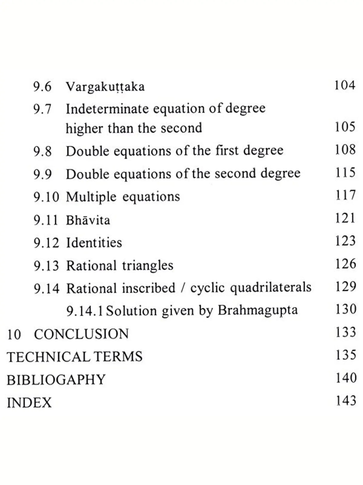 History of Ancient Indian Algebra