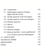 History of Ancient Indian Algebra