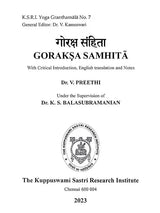 Goraksa Samhita: With Critical Introduction, English Translation and Notes