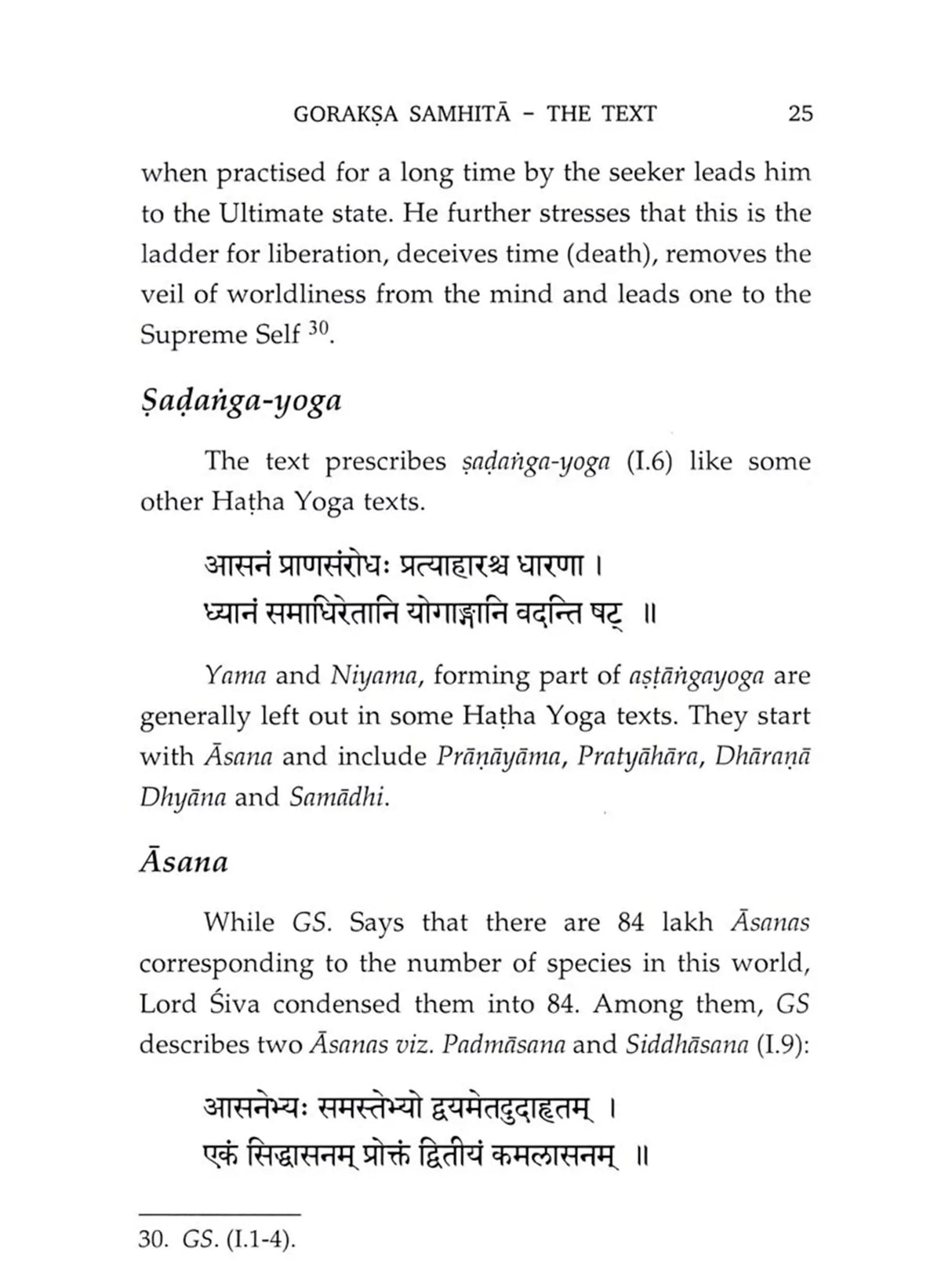Goraksa Samhita: With Critical Introduction, English Translation and Notes
