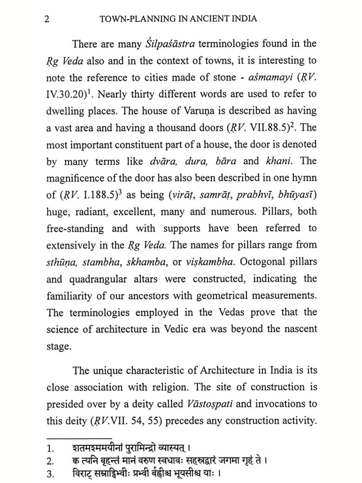 Town Planning in Ancient India