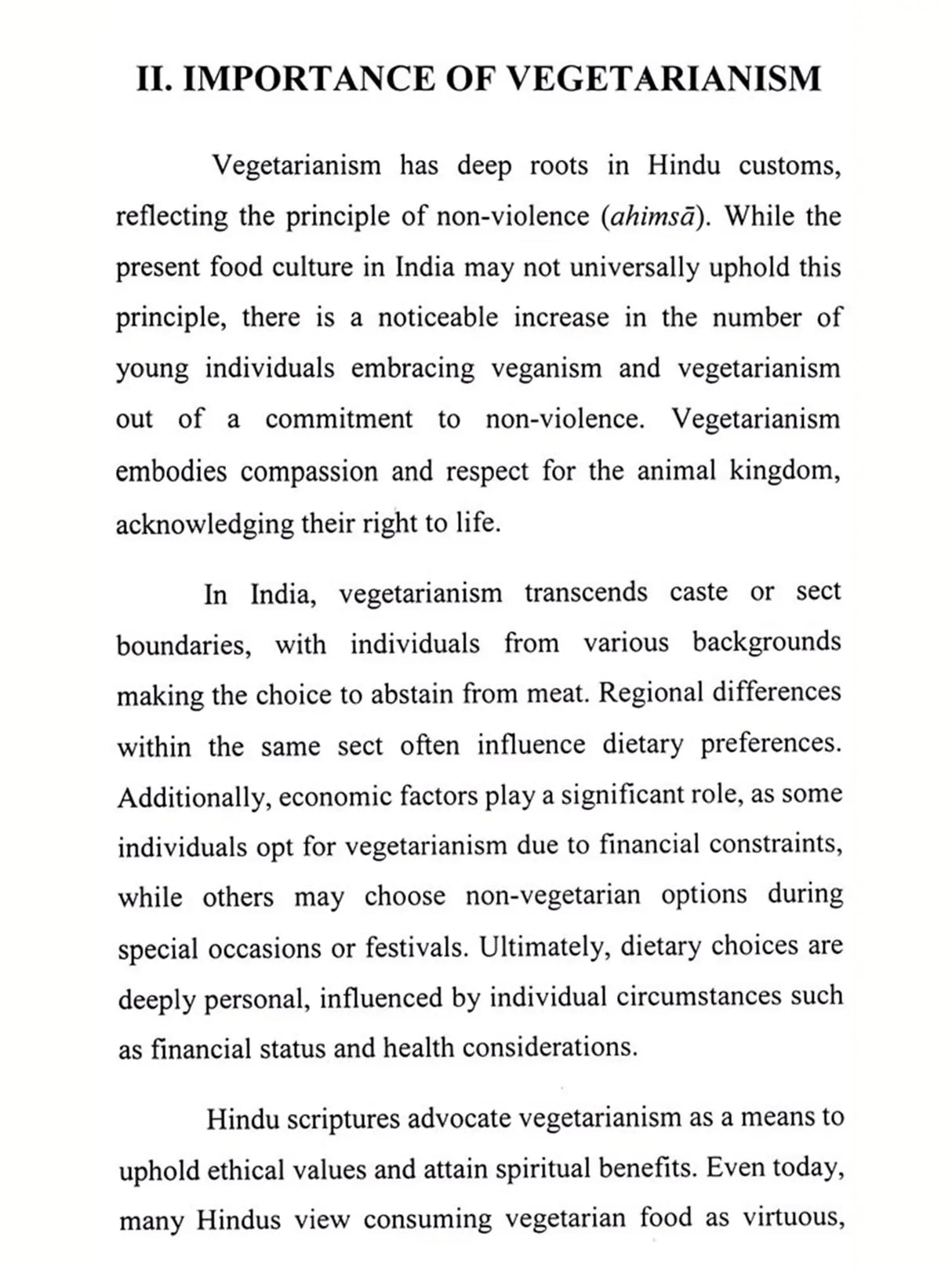 Dietetics: As Gleaned from Sanskrit Texts