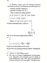 Glimpses of Mathematics in Ancient India