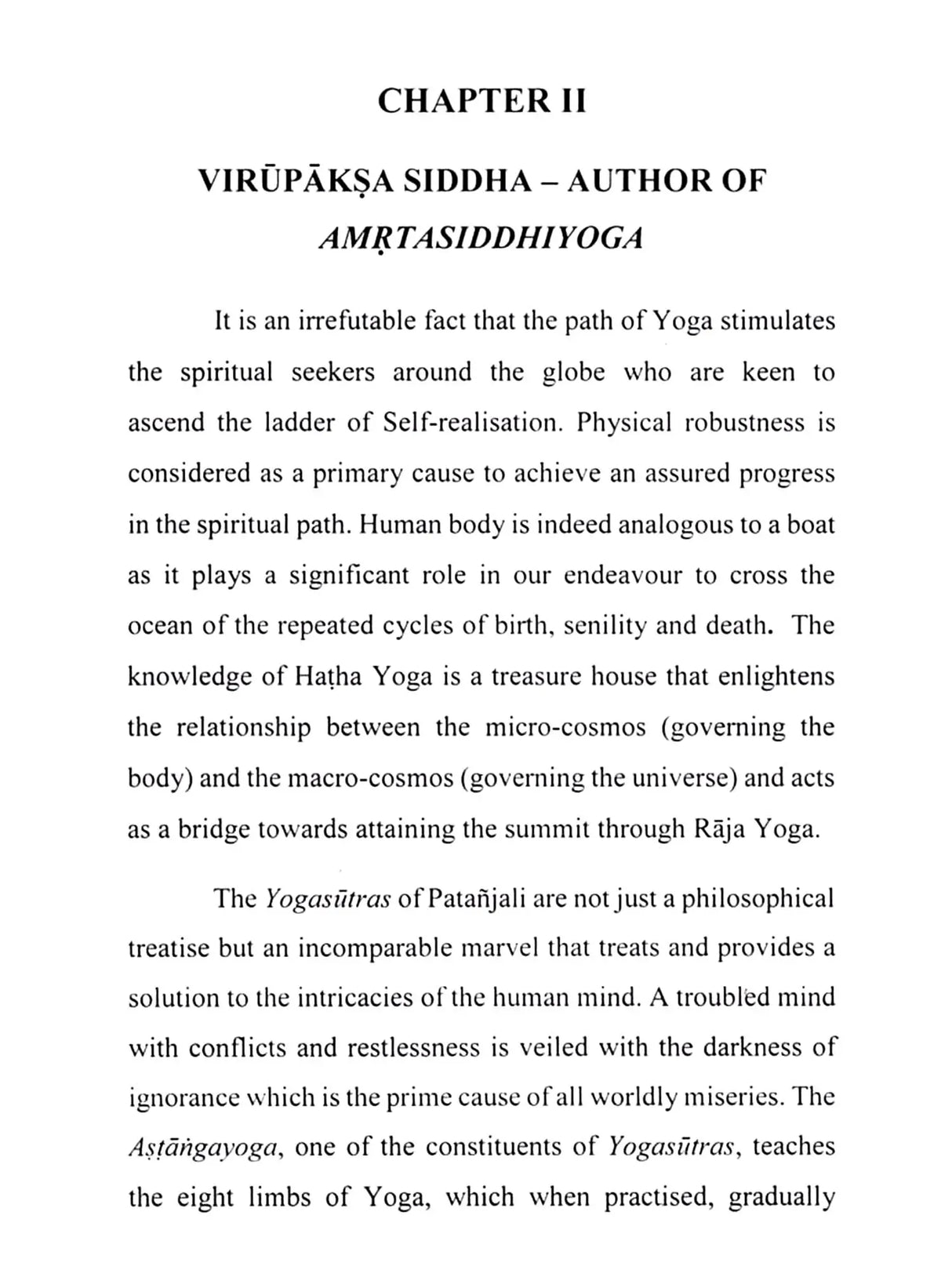 Critical Edition and Study of Amrita Siddhi Yoga of Virupaksa