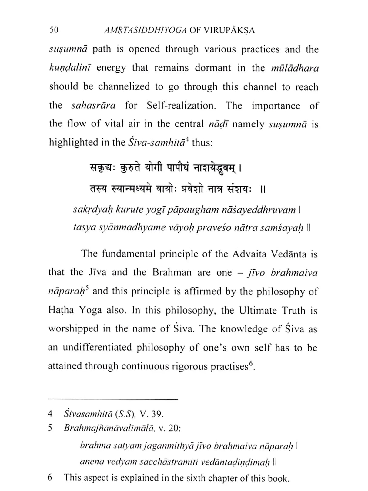 Critical Edition and Study of Amrita Siddhi Yoga of Virupaksa