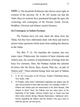 Evolution of Earth: In the Puranas