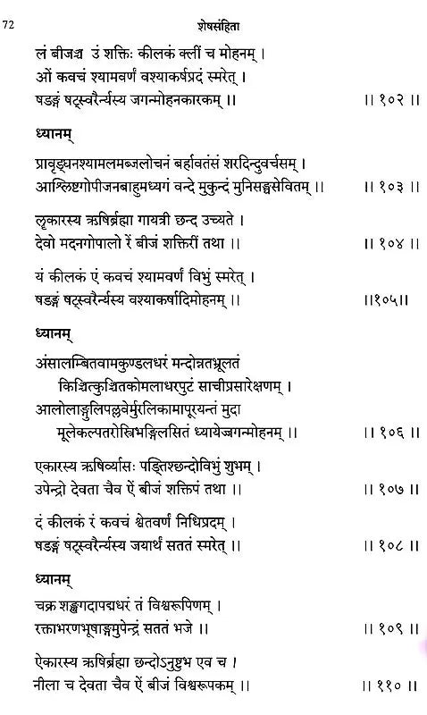 Sesa Samhita (A Pancaratra Agama Text)