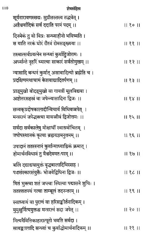 Sesa Samhita (A Pancaratra Agama Text)