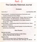 The Calcutta Historical Journal- Vol. XXV, No.1: Economic Thought of Rabindranath Tagore, Vol. XXV, No.2: Conflicting Constructions of Community. Land Conflicts in Nineteenth Century Nilgiris (Set of 2 Volumes) - Retail Maharaj