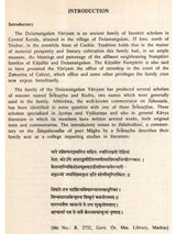 Manuscripts Collection of the Desamangalam Variyam (Kerala) – An Annotated Catalogue