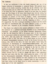 Manuscripts Collection of the Desamangalam Variyam (Kerala) – An Annotated Catalogue
