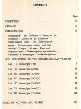 Manuscripts Collection of the Desamangalam Variyam (Kerala) – An Annotated Catalogue