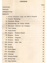 Research in Sanskrit – A Classified Guide to Reference Sources, Directories and Bibliographies