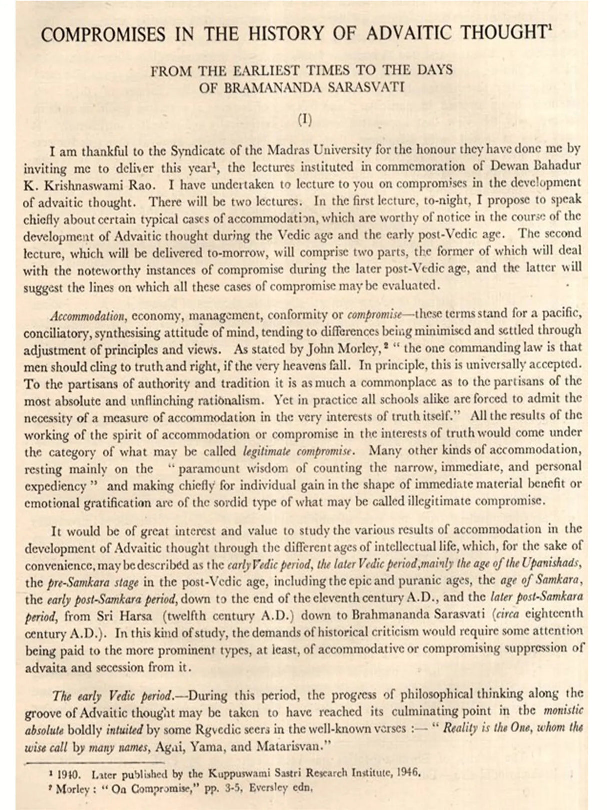 Mm. Professor Kuppuswami Sastri Birth-Centenary Commemoration Volume - Collection of Sastri's Writings and a Kavya on Him (Vol-1) (An Old and Rare Book)