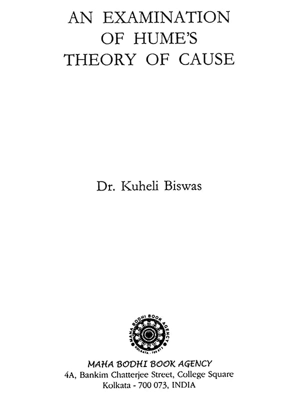 An Examination of Hume's Theory of Cause