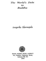 The World's Debt to Buddha