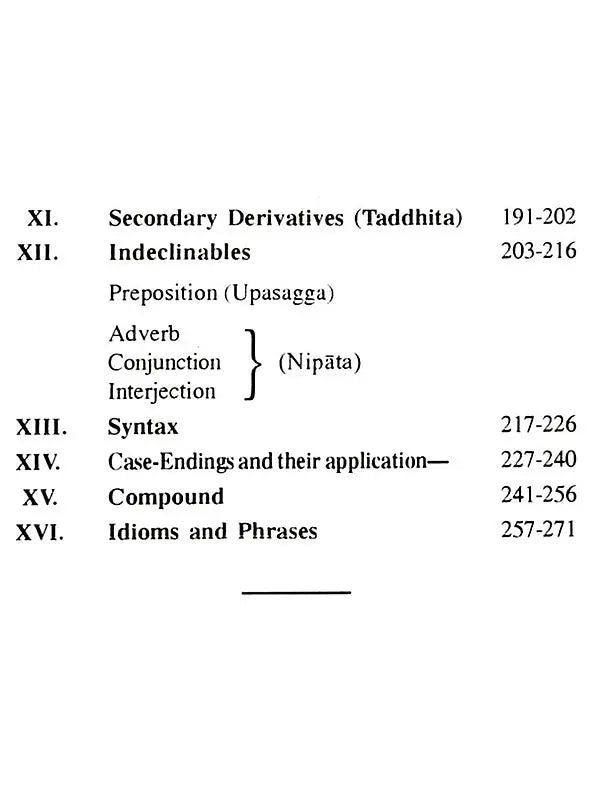 New Elements of Pali Grammar