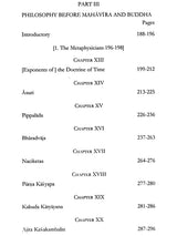 A History of Pre-Buddhistic Indian Philosophy