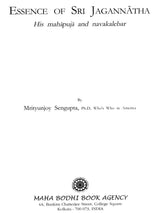 Essence of Sri Jagannatha- His Mahapuja and Navakalebar