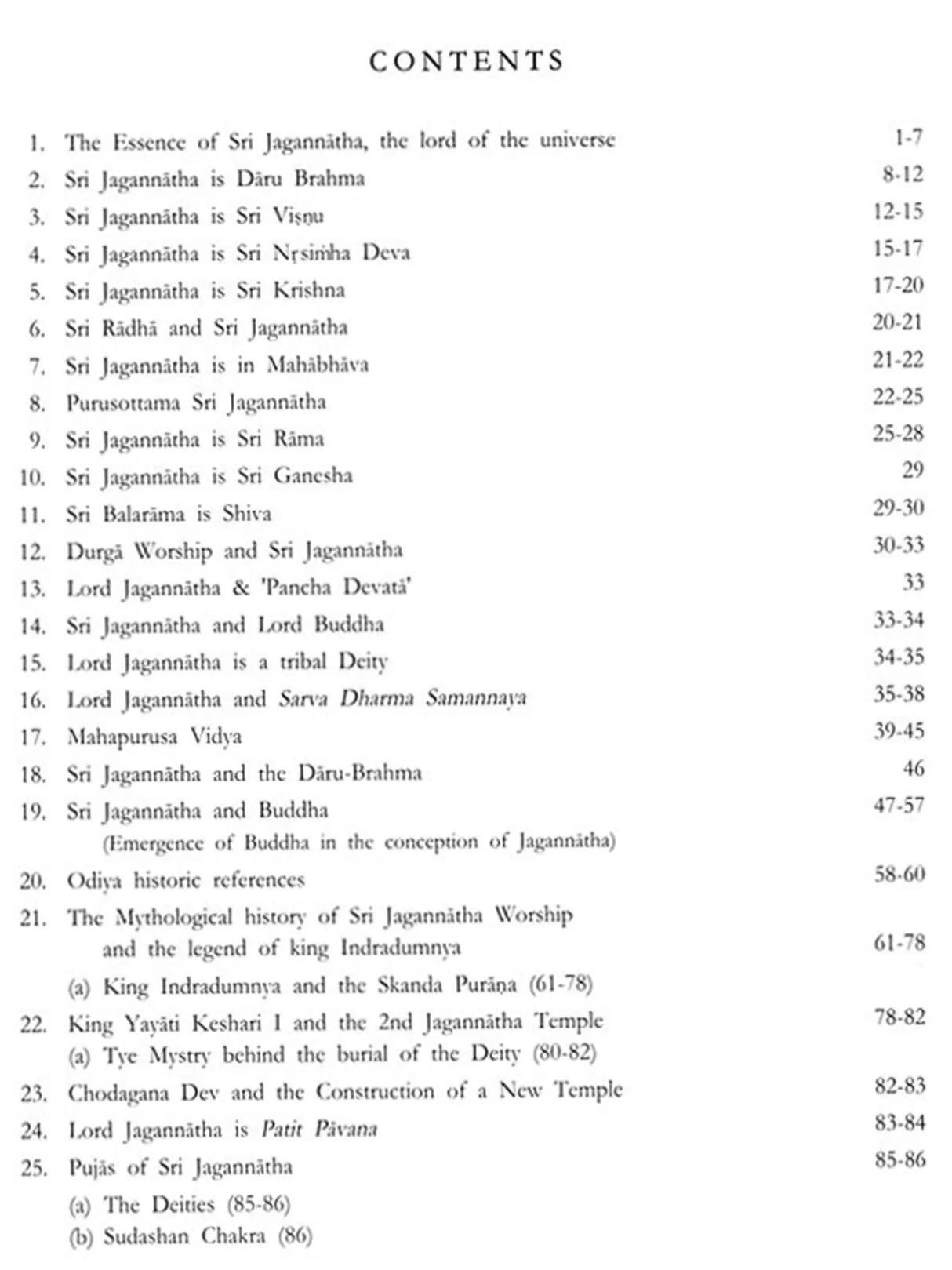 Essence of Sri Jagannatha- His Mahapuja and Navakalebar