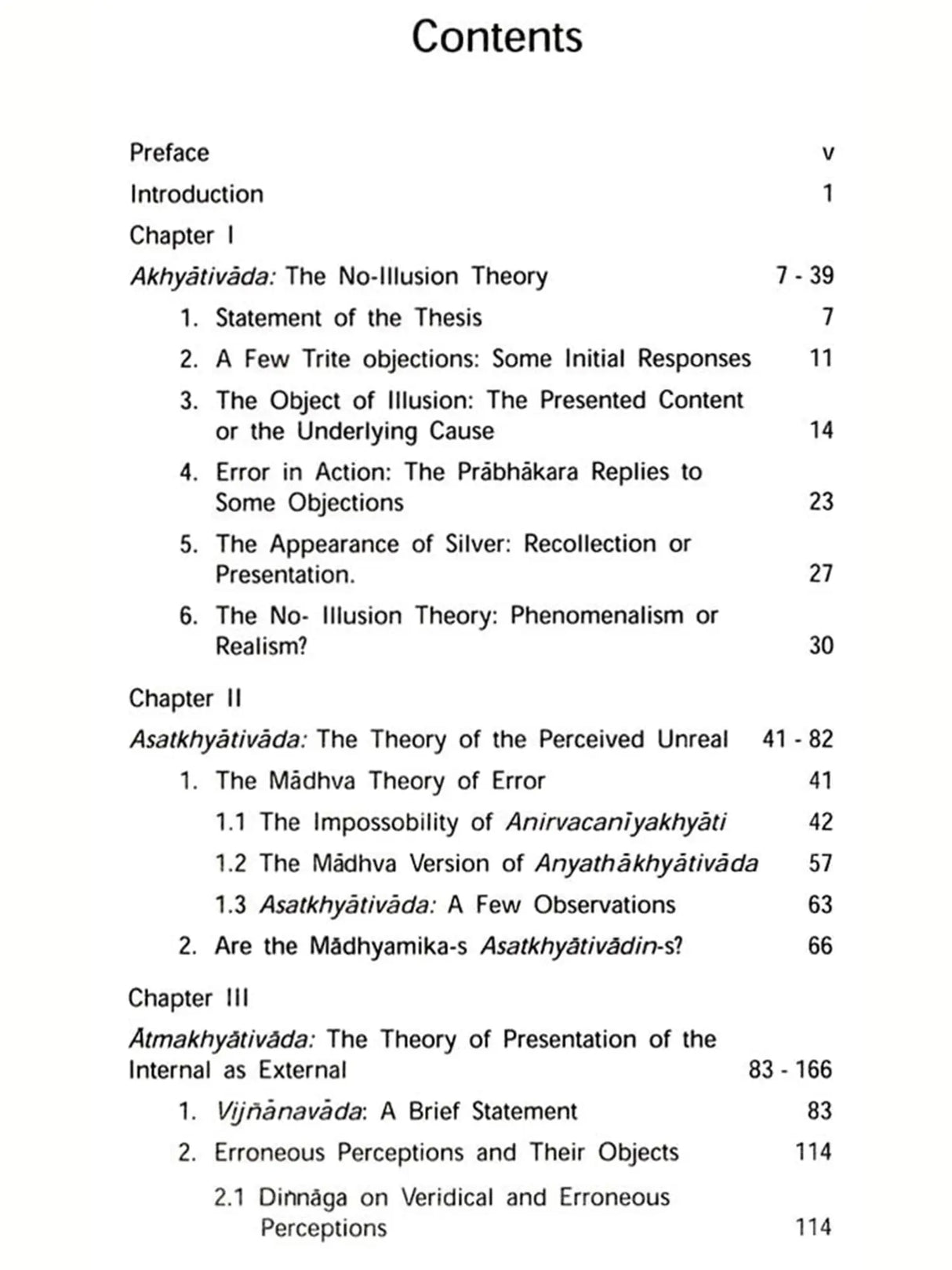 Indian Theories of Illusion