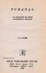 Puranas: An Account of Their Contents & Nature (An Old and Rare Book) - Retail Maharaj