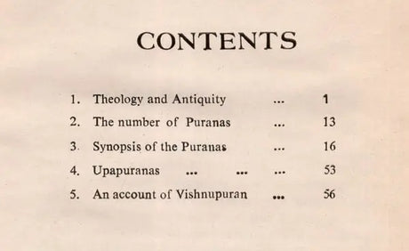 Puranas: An Account of Their Contents & Nature (An Old and Rare Book) - Retail Maharaj
