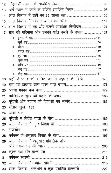 लाल किताब: मूल व्याकरण, कुंडली भावों का महत्व एवं व्याख्या: Lal Kitab: Basic Grammar, Importance and Interpretation of Horoscope Houses - Retail Maharaj