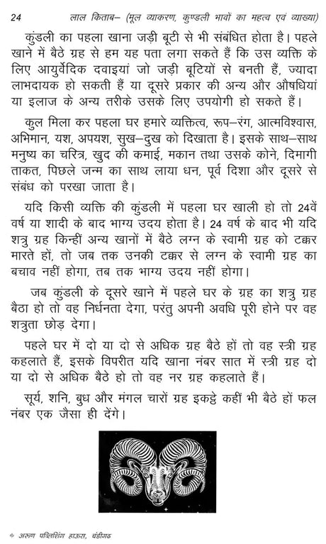 लाल किताब: मूल व्याकरण, कुंडली भावों का महत्व एवं व्याख्या: Lal Kitab: Basic Grammar, Importance and Interpretation of Horoscope Houses - Retail Maharaj