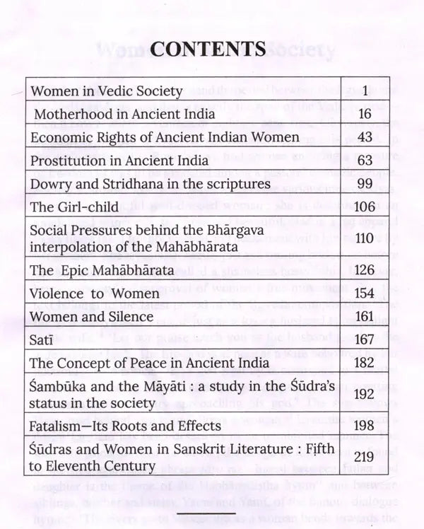 Women and Society in Ancient India - Retail Maharaj