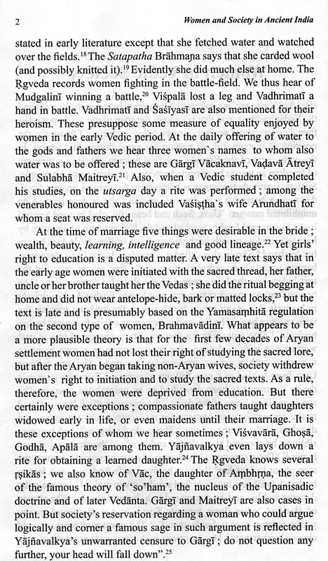 Women and Society in Ancient India - Retail Maharaj