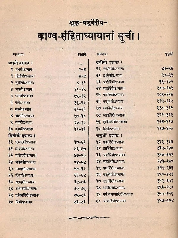 शुक्लयजुर्वेदीय काण्वसंहिता / Shukla Yajurveda Kanva Samhita (An Old and Rare Book) - Retail Maharaj
