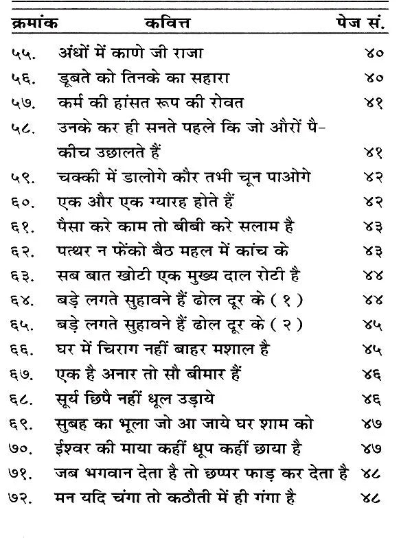 कहावत कवितावली: Kahavat Kavitavali - Retail Maharaj