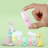 Cute Student Mini Cartoon Highlighter Pen Set for Study and Office - Retail Maharaj