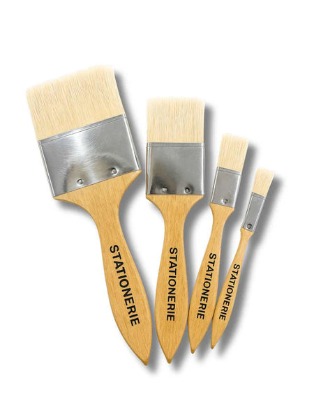 Retail Maharaj Wash Brush Set of 4 Chungking Hog Bristles - Retail Maharaj