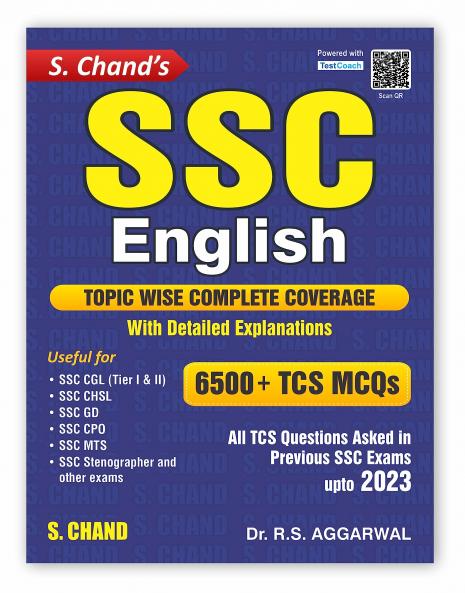 S. Chand's SSC English 6500+ TCS MCQs | Topic Wise Coverage | Detailed Explanations | Short Tricks - Retail Maharaj