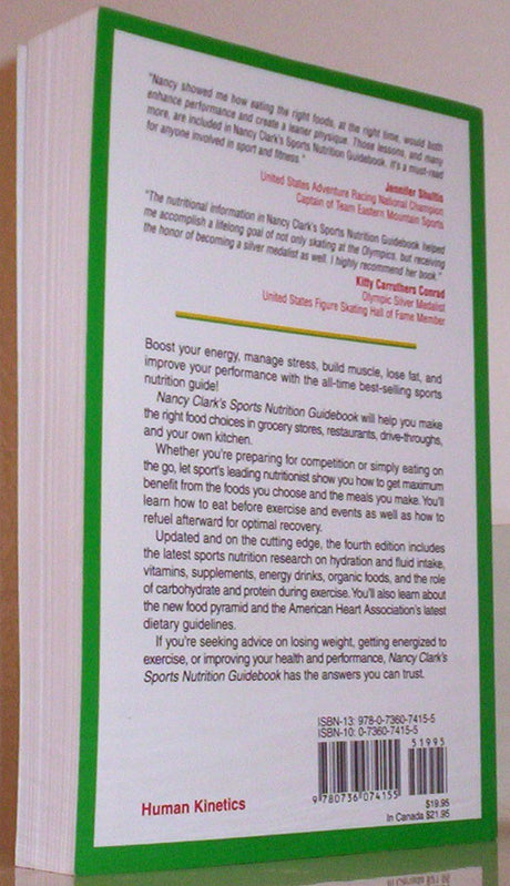 Nancy Clark's Sports Nutrition Guidebook - Retail Maharaj