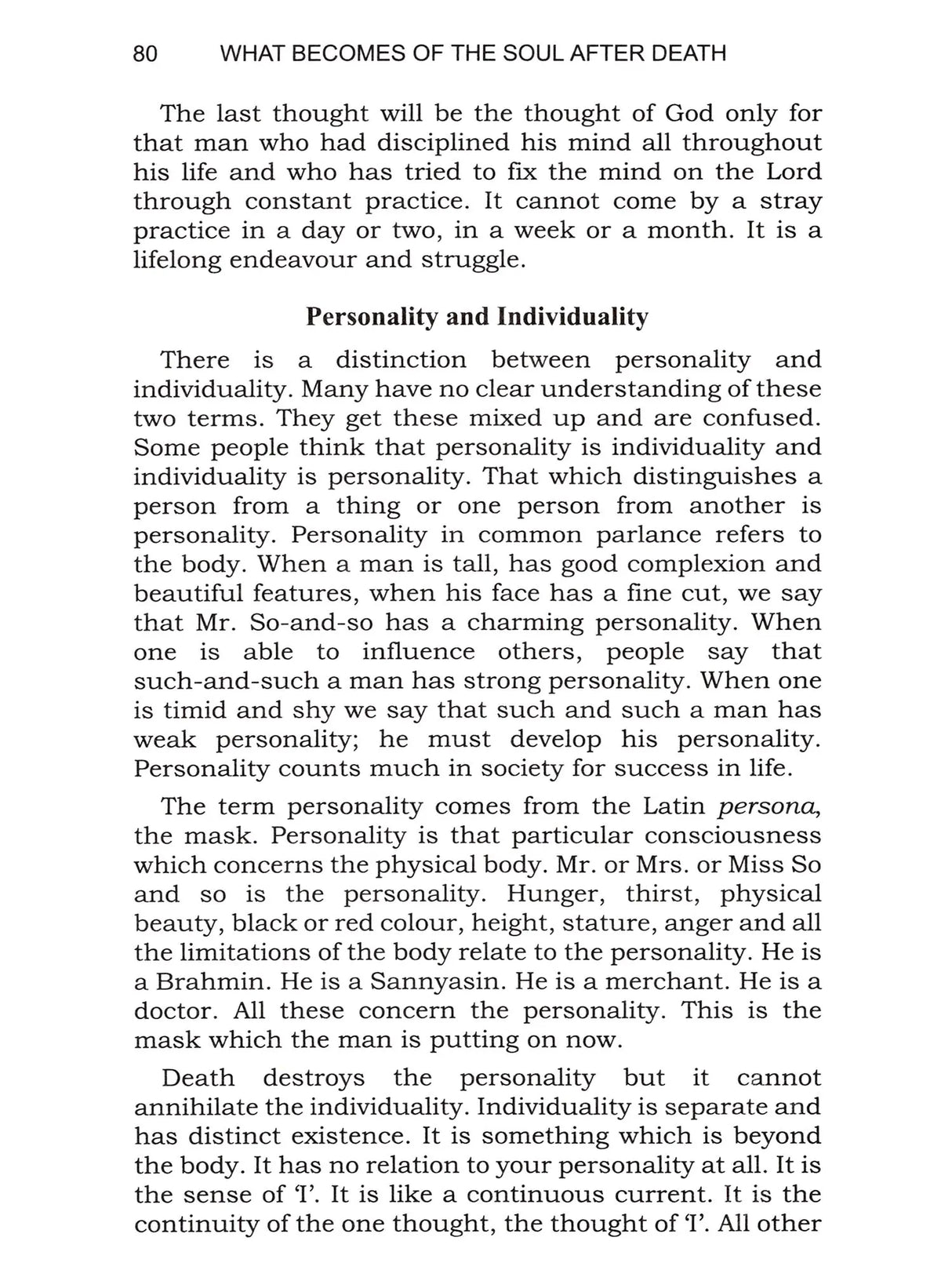 What Becomes of the Soul After Death - Retail Maharaj