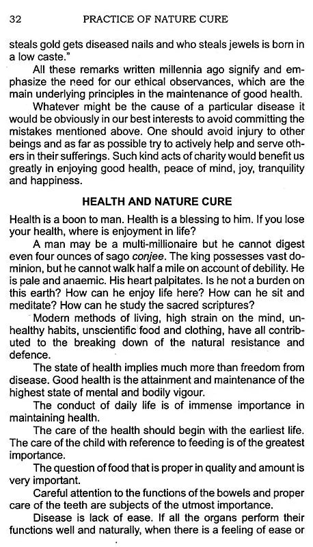 Practice of Nature Cure - Retail Maharaj